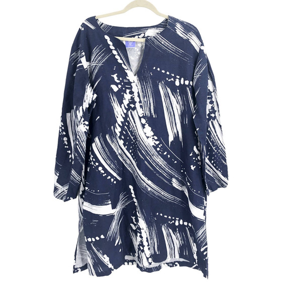 Pine Cone Hill Fine Linens Womens Size XL Split Neck Popover Nightgown Dress - Picture 8 of 8